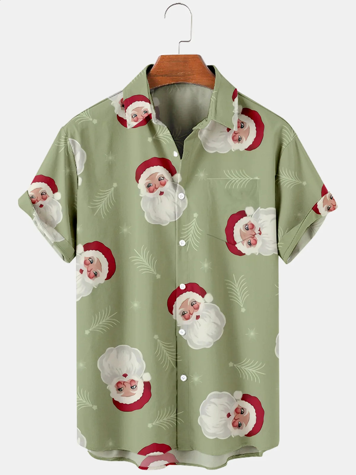 2024 Christmas Tshirt For Men Hawaii Highquality Mens And Womens Beach Trend Cool Shortsleeved Oversized Shirt 241108