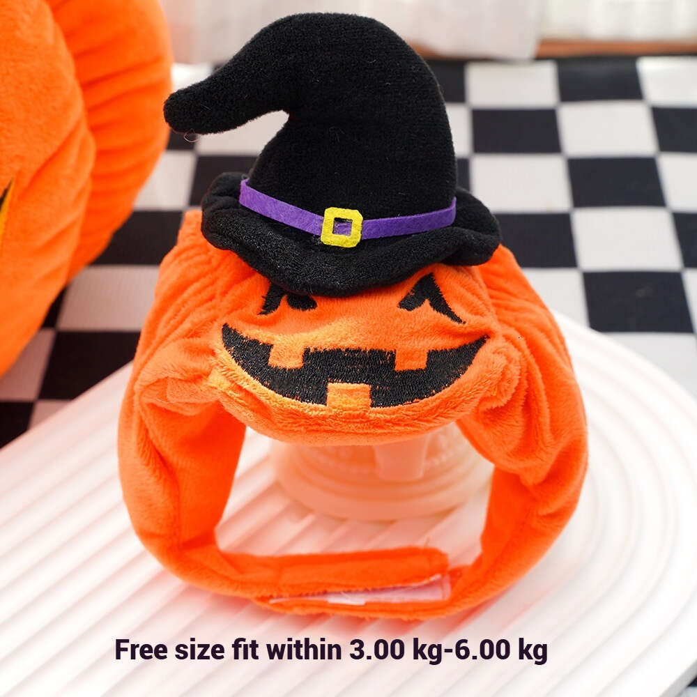 Adorable Teddy Dog and Cat Pumpkin Transformation Garment Perfectly Plush Two Legged Pet Dress Up Gear