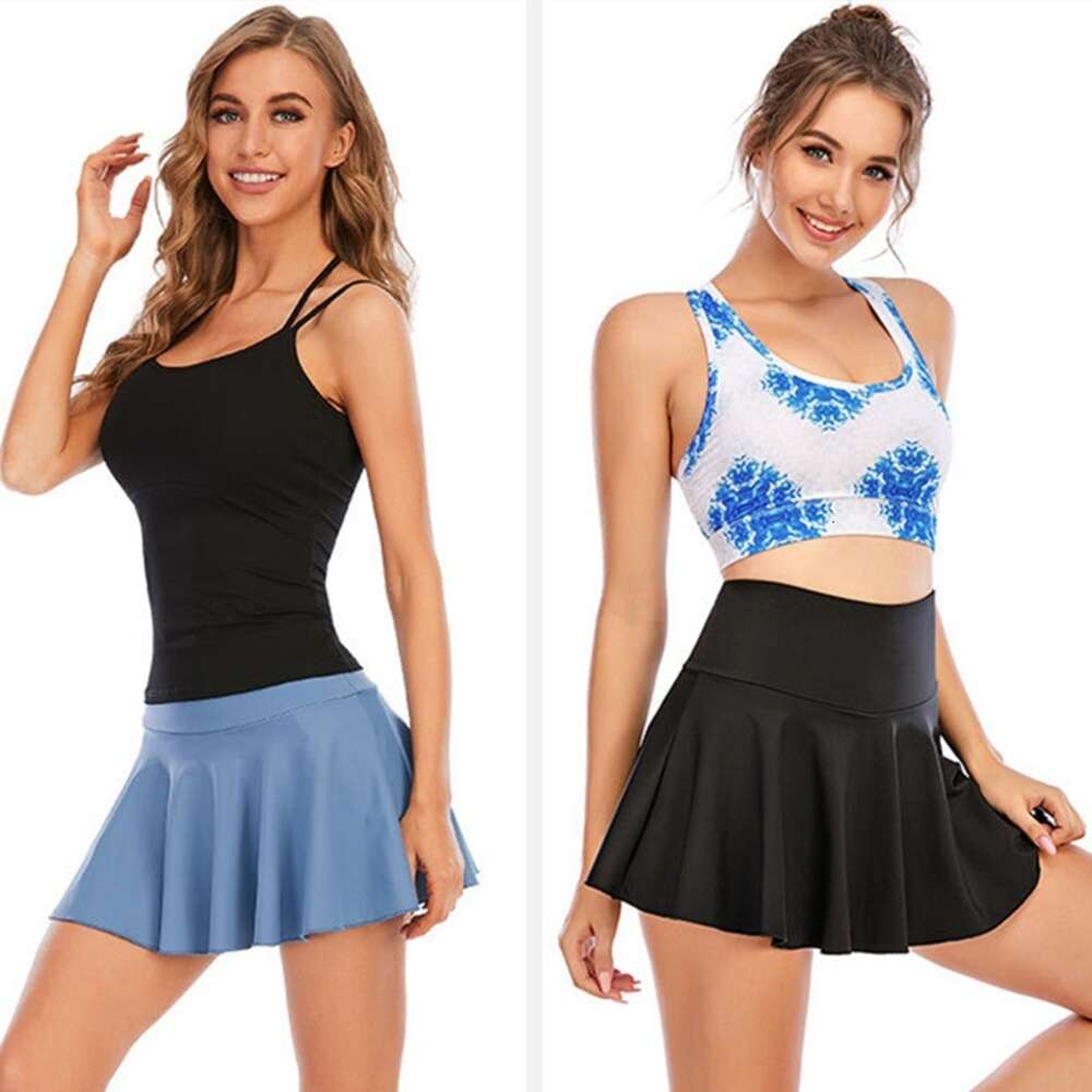 Cloud Hide Fiess Tennis Skirts Badminton Golf S-XXXL Skirt High Waist Shorts Women Athletic Running Sport Girls Pleated Skorts