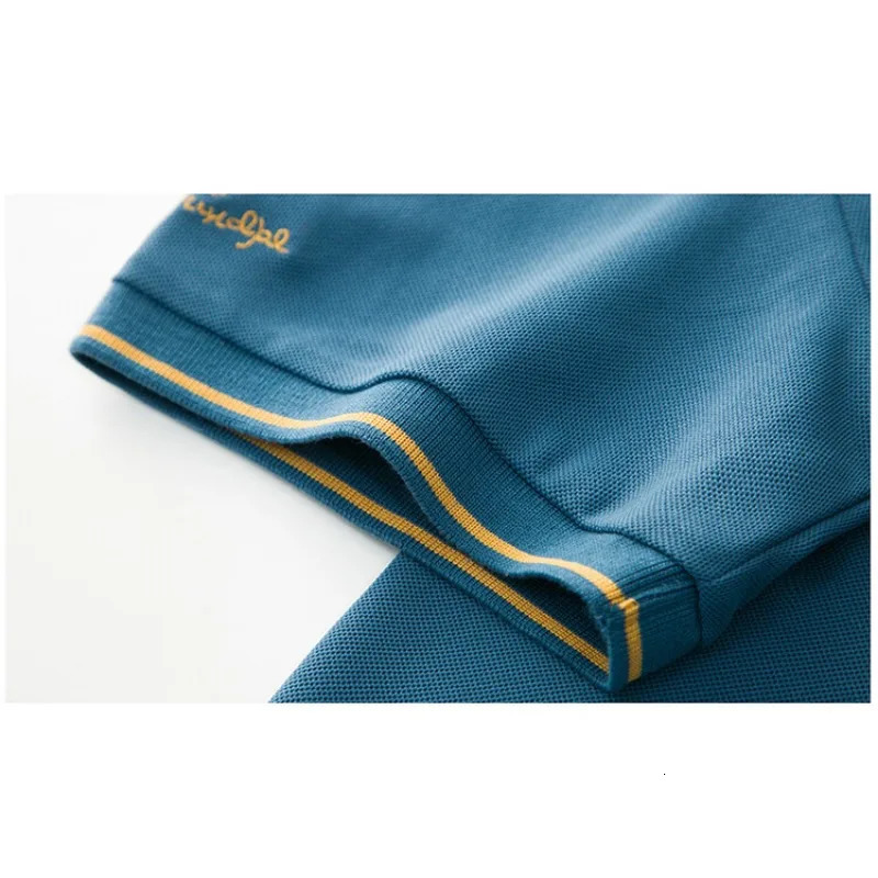 Summer Embroidered Polo Shirt Breathable High Quality Casual Fashion Short sleeved Tshirt 240409