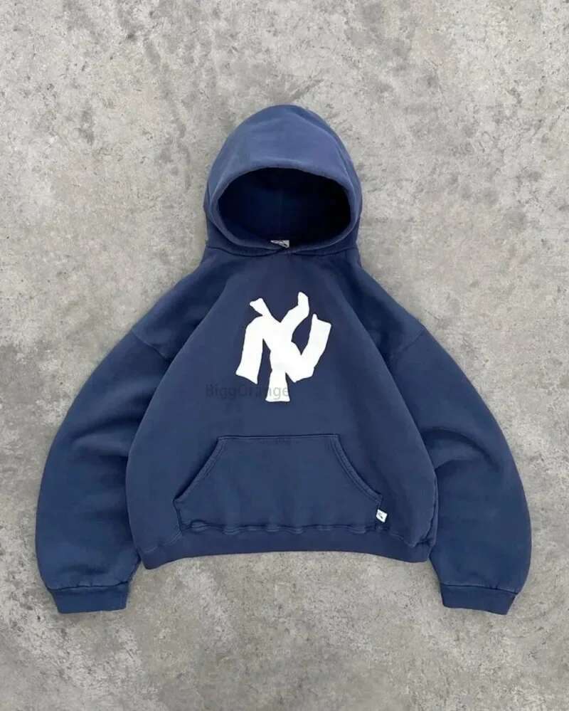 Y2k Street Wear New Haruku Hip Hop Retro Letter Pattern High Quality Women's Top Casual Hoodie