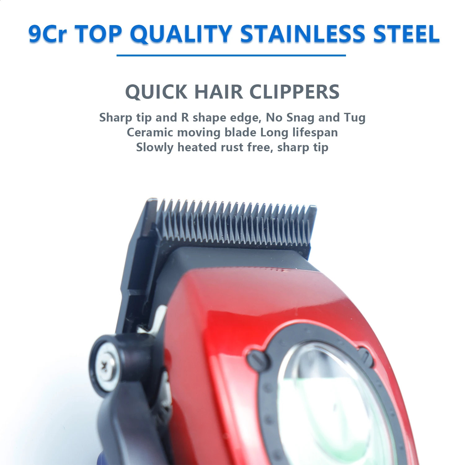HClippers HC231 Professional Mens Electric Hair Clipper with 8000RPM 4500mAh Large Capacity Battery Hair Clipper 241119