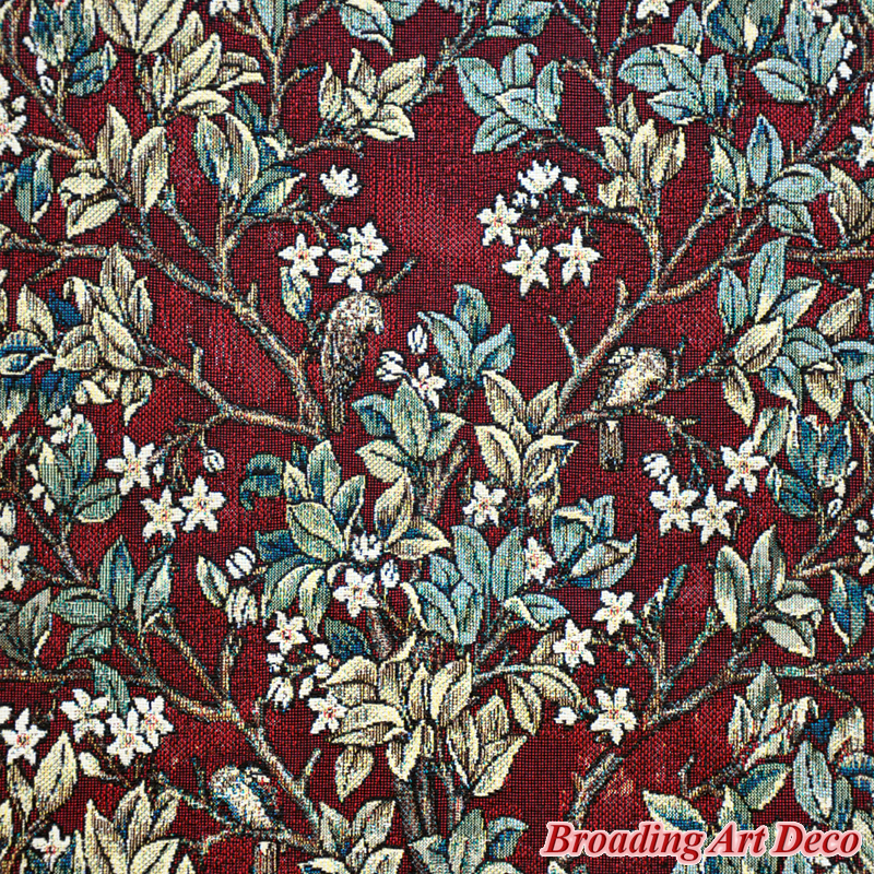 Long Size William Morris Tree Of Life Tapestry Wall Hanging Jacquard Weave Gobe Home Textile Art Decoration 100%Cotton