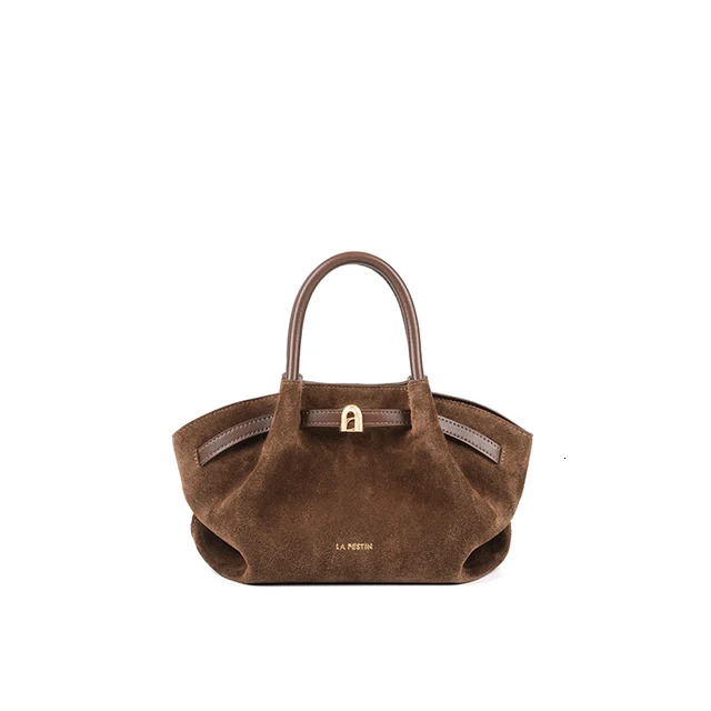 Leather New Suede Handbag Women's Bags Brand Fashion Shoulder Crossbody Bucket Bag Patent Leather BagVoyage