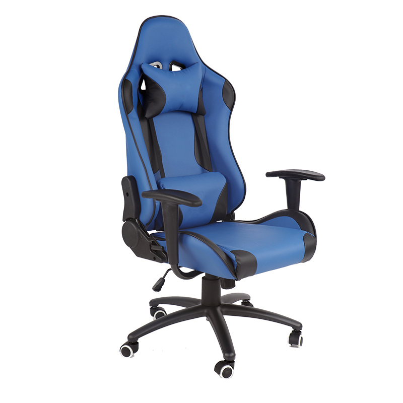 Adjustable Height & Reclining Ergonomic E-Sports Gaming Chair in Black