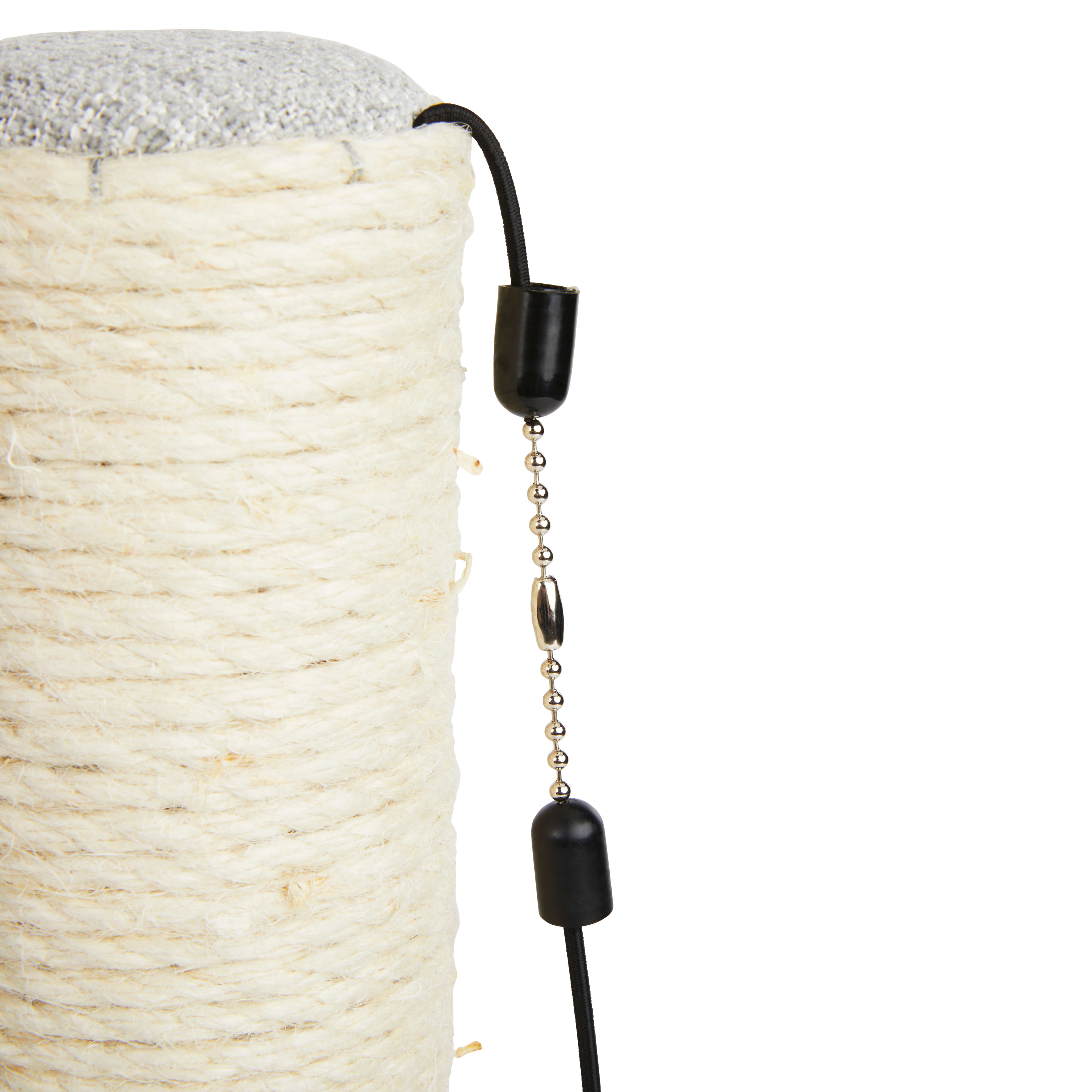EveryYay Sisal Cat Scratching Post, Grey, 18.75 H
