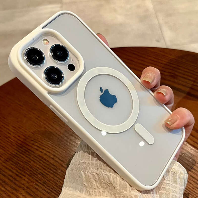 Magnetic Wireless Charge For Magsafe Case for iPhone 15 14 Plus 13 12 11 Pro Max Shockproof Soft Transparent Bumper Cover