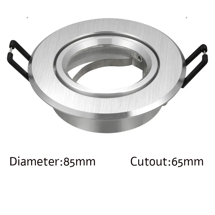 Lighting Accessories Die-cast Aluminum Mounting Frame Bracket MR16 GU10 GU5.3 Ceiling Spotlight Mounting Bracket Recessed Down Light Fixture LL