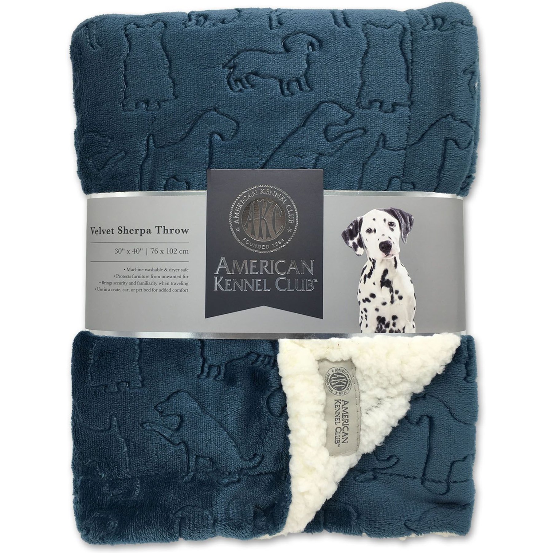 American Kennel Club AKC Embossed Dog & Cat Blanket