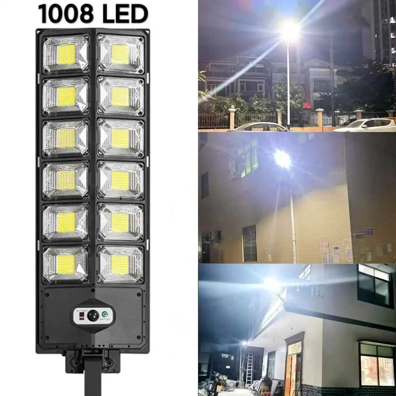 20000LM Solar Lights Outdoor External Solar Lamp with Motion Sensor Remote Control Solar Powered Spotlight Lamp Wall Street Lamp zyc241120
