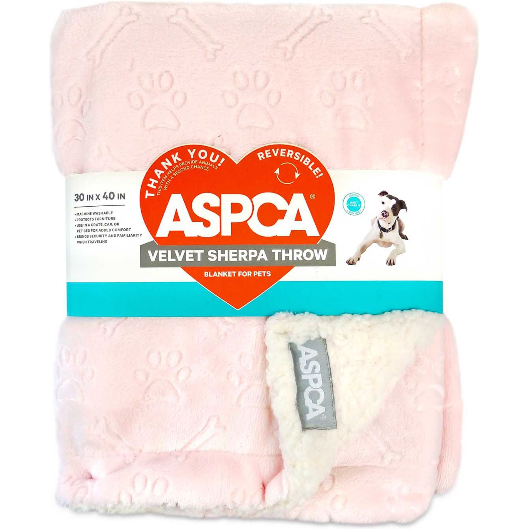 ASPCA Embossed Dog & Cat Blanket