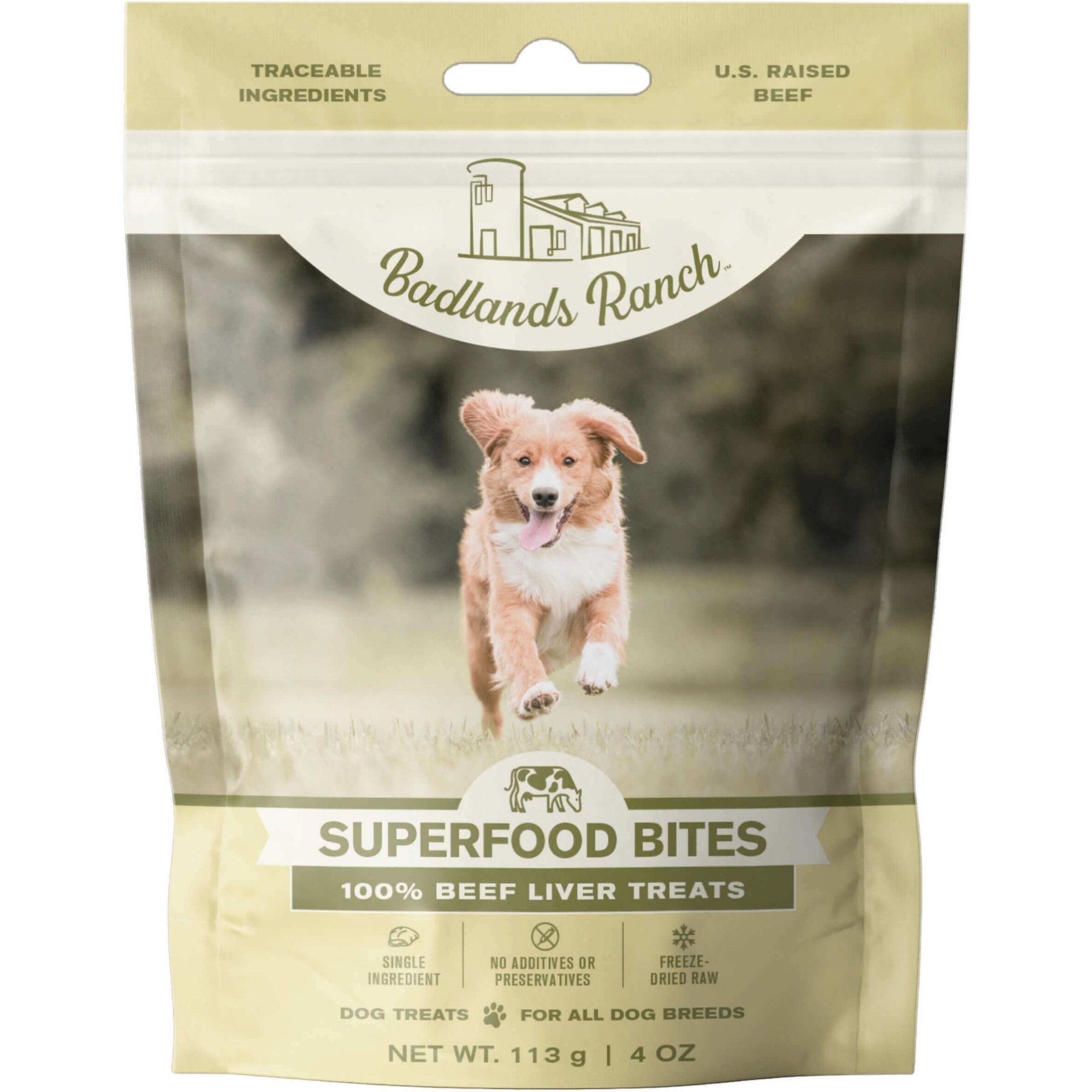 Badlands Ranch Beef Liver Grain-Free Freeze-Dried Raw Dog Treats