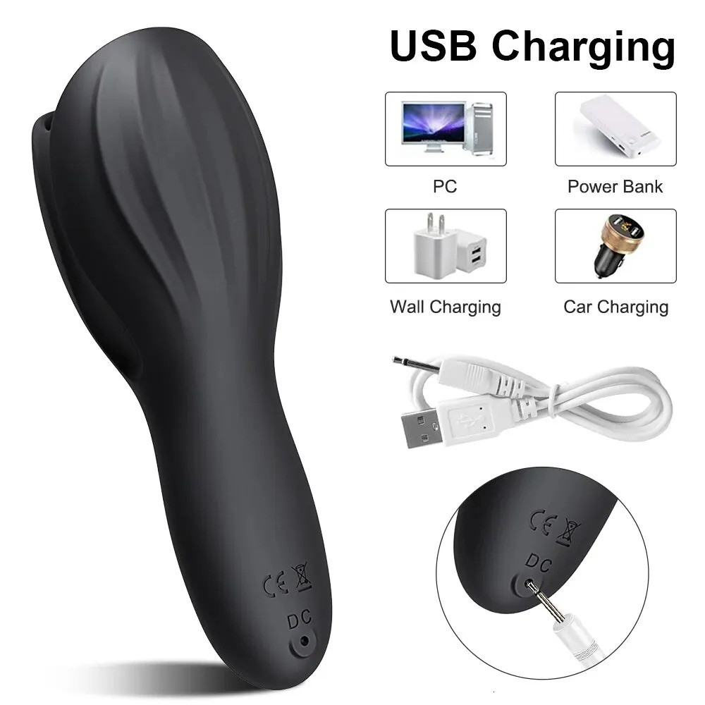 Exerciser Glans Stimulater Massager Penis Delay Trainer Mens Vibrator Male Masturbator Equipment Sex Toys For Men Adult Male 240419