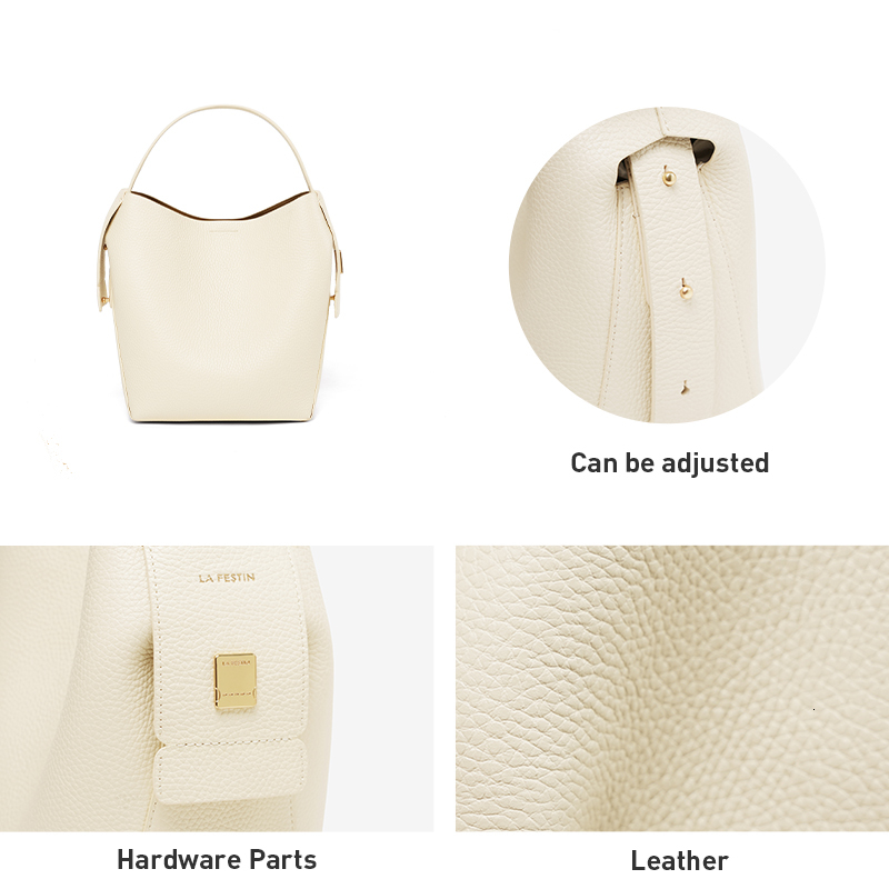 Original Brand Genuine Leather Ladies Handbag Shoulder Crossbody Portable Bucket Bag Female Bags Women's Bag Paisley BagVoyage