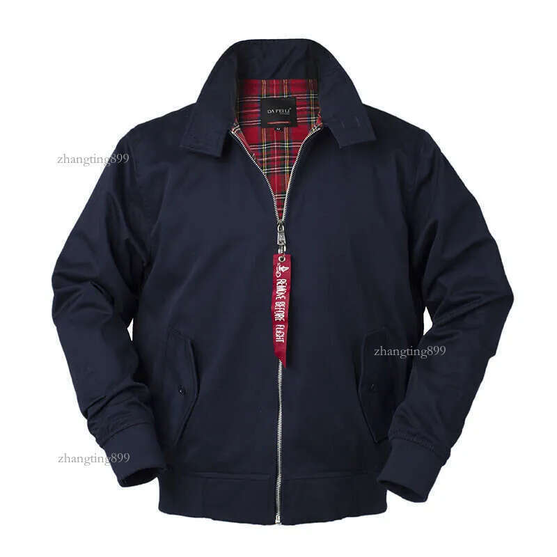 2024 Chamarras Para Hombre European Solid Classic Retro Vintage Bomber Jacket Men Windbreaker Streetwear Trendy Coats