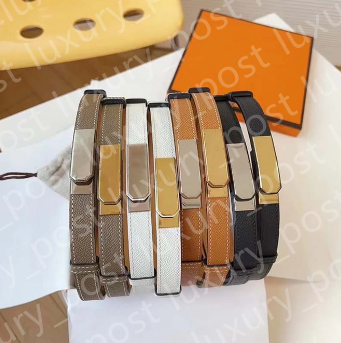 Designer belt women BELT thin leather belts for women designer men belt ceinture luxe soft small buckle ladies luxury belt 18mm width fashionable brown black BOX