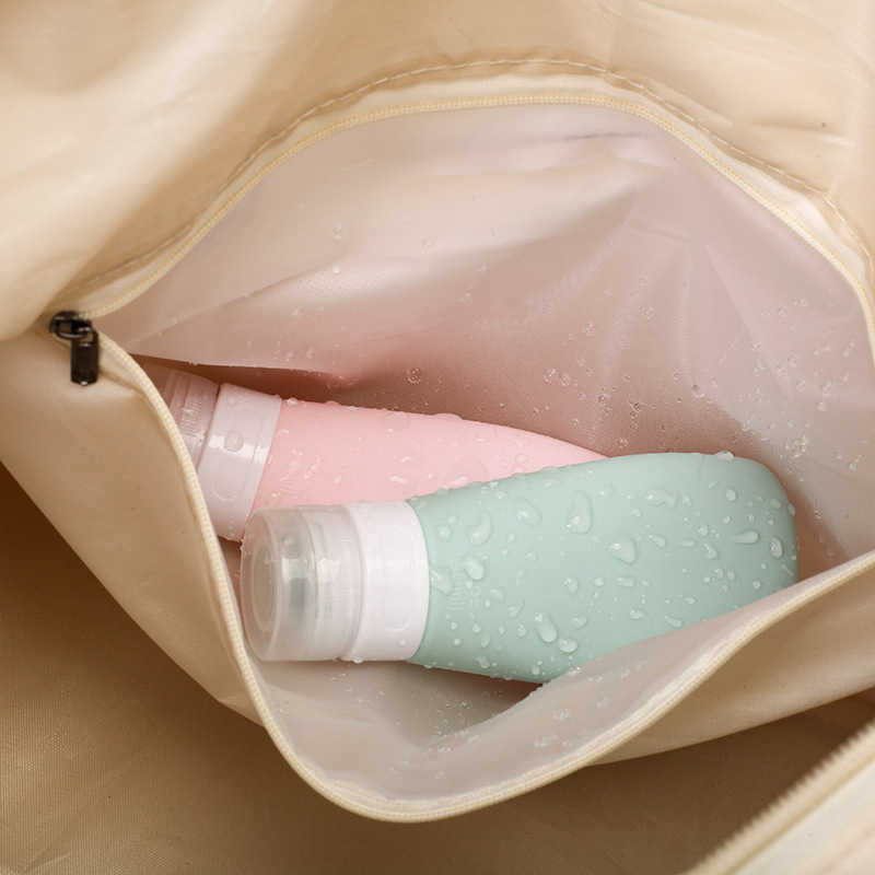 Dry wet separation independent shoe compartment fitness bag, large capacity can be set with a drawbar, hand luggage bag, portable short distance trave