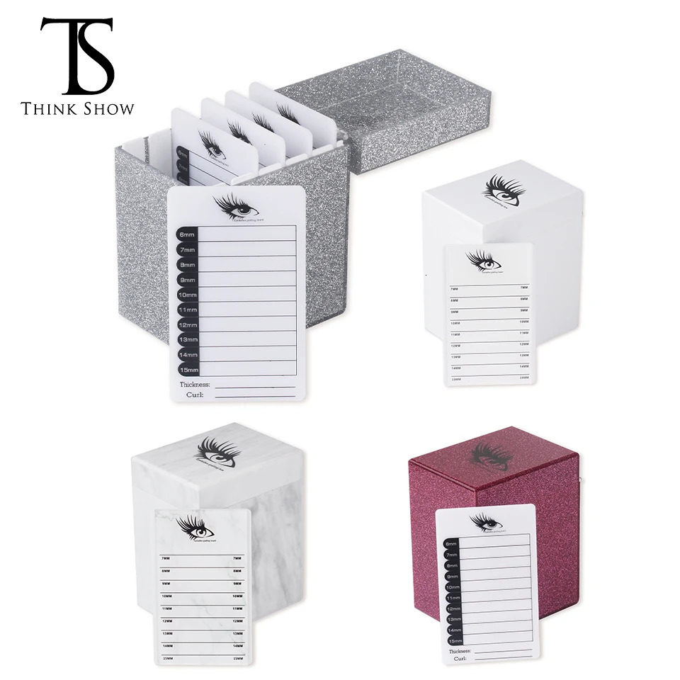 5 Layers Eyelash Storage Box 4 Colors Makeup Organizer Eyelash Pallet Lashes Holder Acrylic Display Stand Grafting Eyelash Tools 240407
