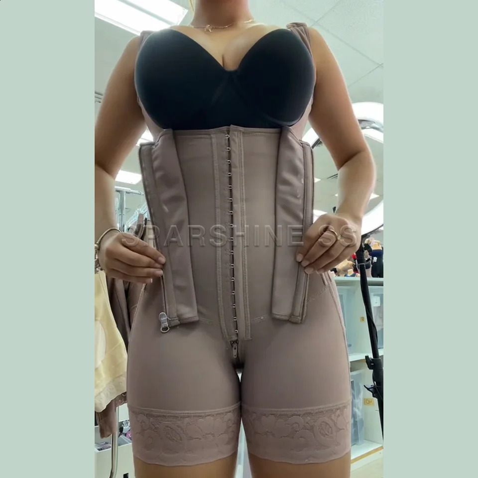 Modeling Girdle for Women Body Shapewear Waist Trainer Corset Faja Colombianas Shaping High Compression Post Surgery Stage 2 BBL 241120
