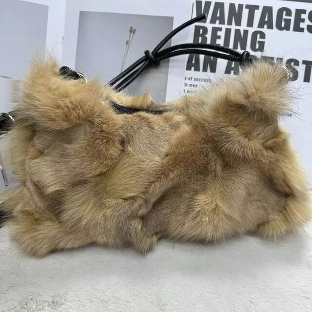 New fur women's crossbody bag designer handbag women's handbag single shoulder furry handbag