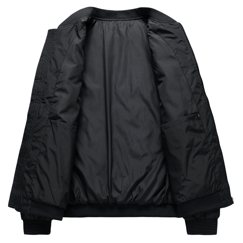 Men's down jacket winter warm stand-up collar jacket men's baseball suit new self-transferring down casual handsome men's clothing m007