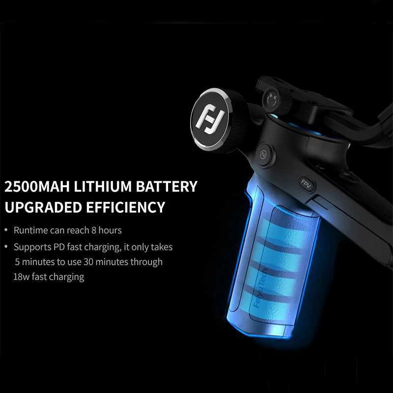 Stabilizers FeiyuTech SCORP-1 3-axis handheld gimbal stabilizer handle for DSLR cameras simplified version of screen display z250516