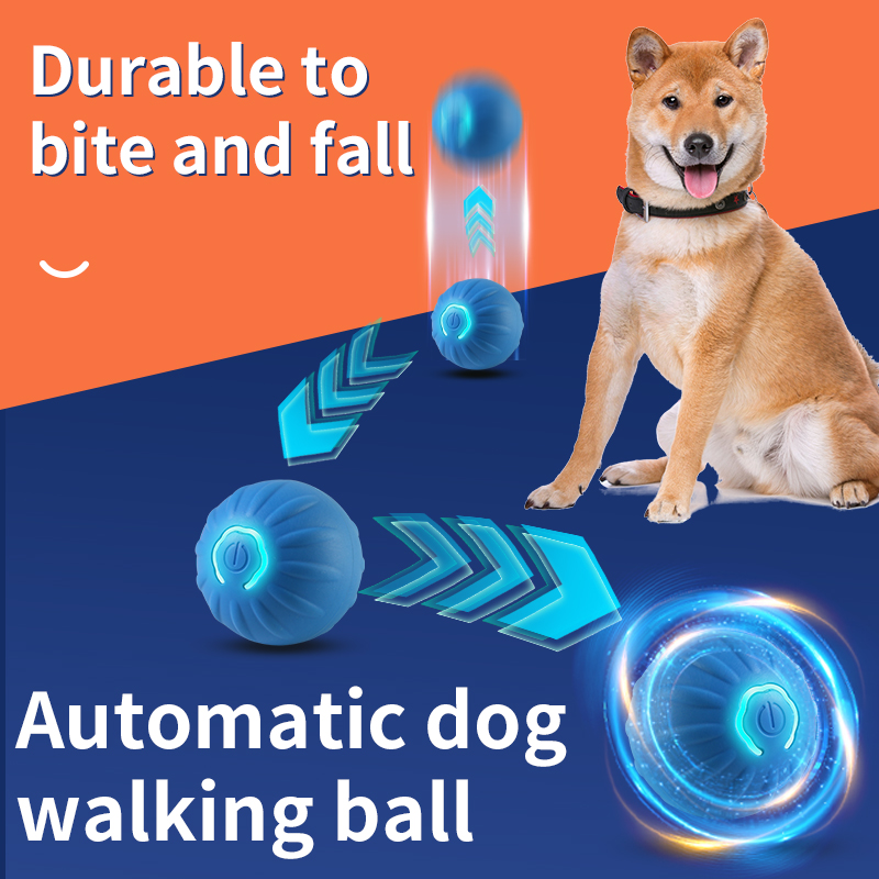 Shaky Ball Toy for Dogs,USB Rechargeable,Automatic Moving Dog Toy Ball,Interactive Dog Bouncing Ball for Dogs for Small, Medium,Large Dogs