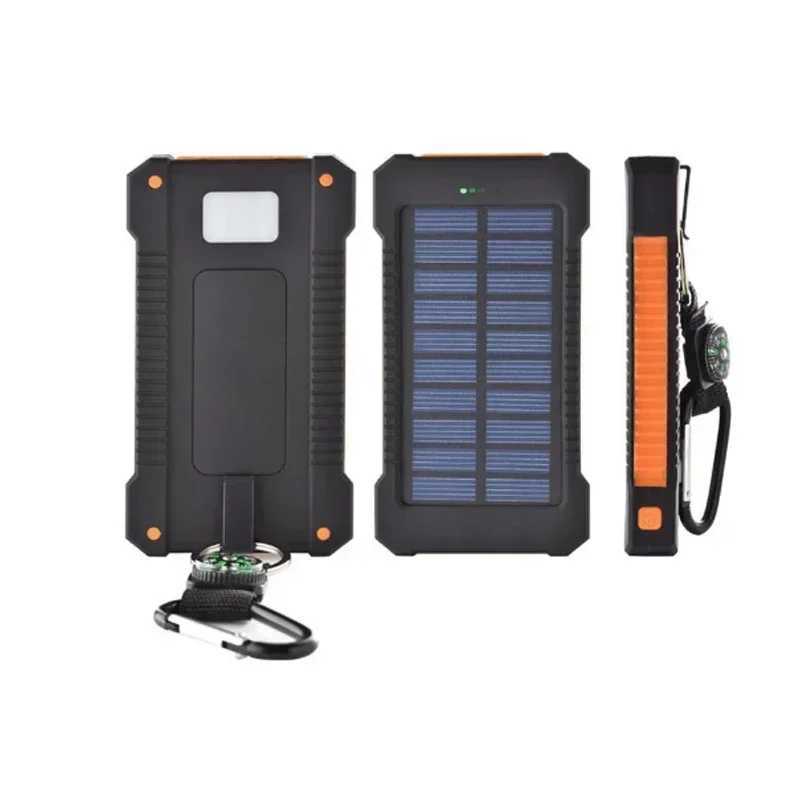 Portable power pack suitable for 20000mAh panel solar panels with external battery and lanyard Cpass outdoor portable power supply PLY Y241119
