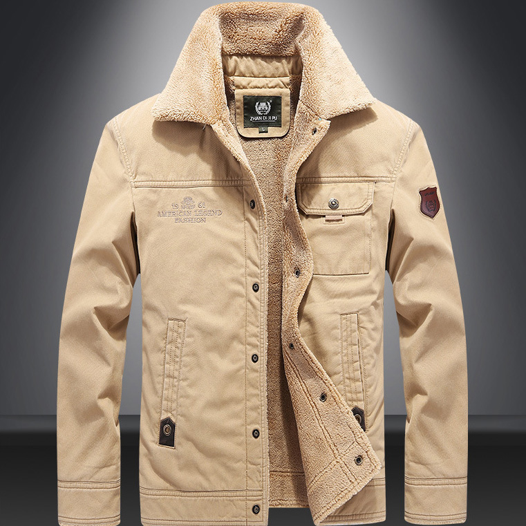 New men's cotton-padded jacket men's long field explosive cotton-padded jacket m016