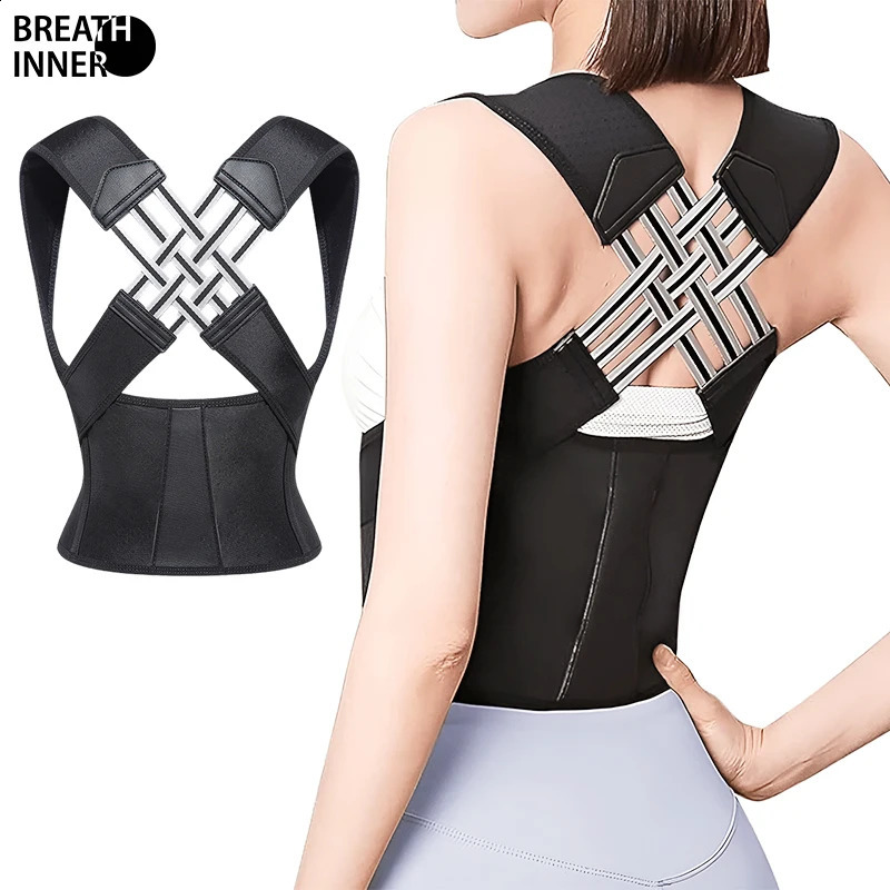 Posture Corrector for Women and Men Adjustable Shoulder Posture Brace Back Straightener Posture Used for Middle and Upper Spine 241119