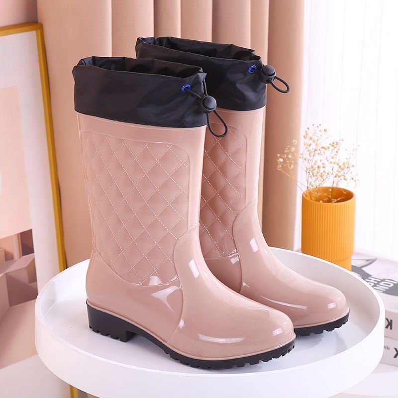 shukou water shoes for women anti slip midsole womens rain boots new rain boots for women adult water boots wearresistant midsole boots