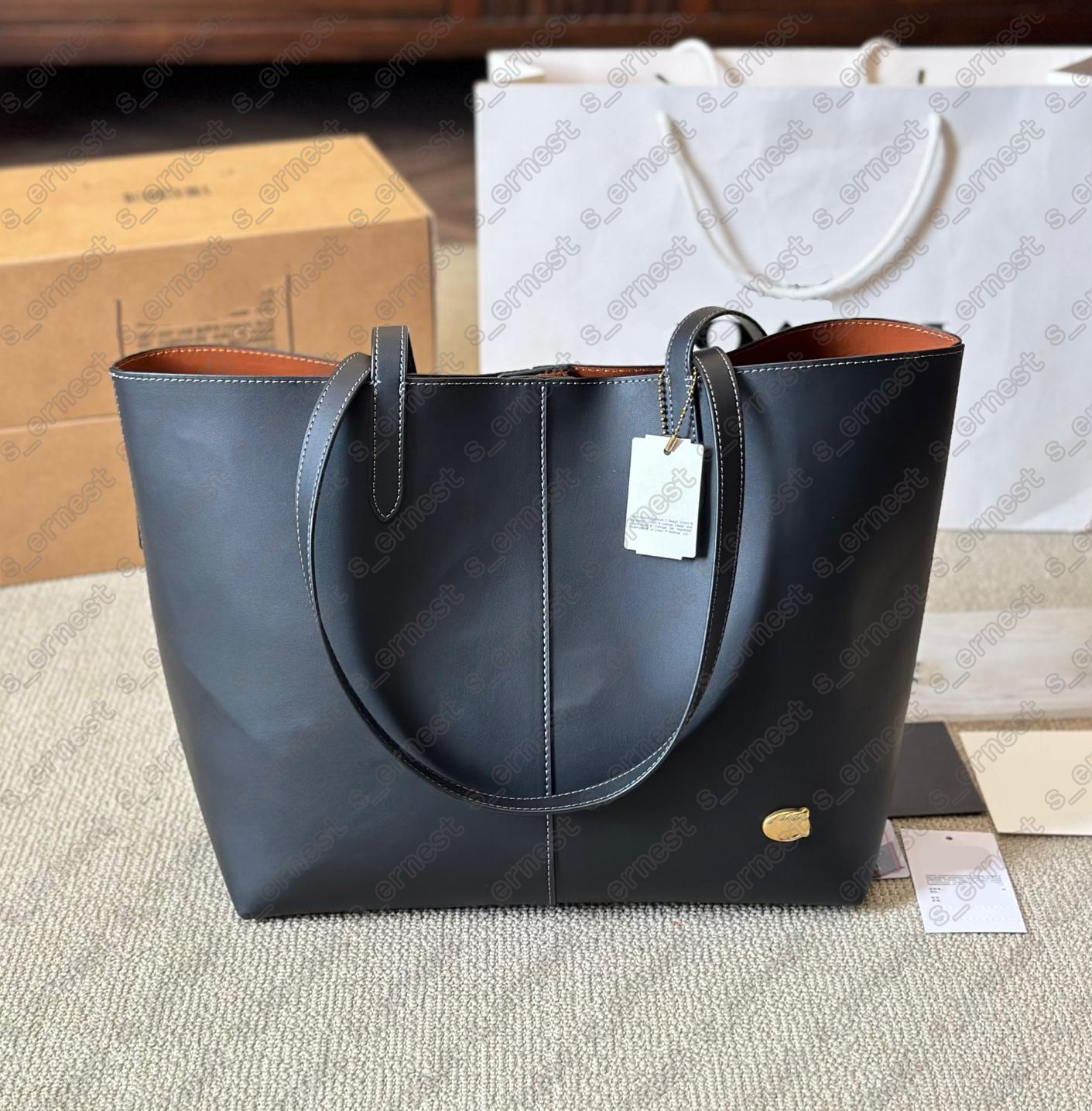 Luxury Brand North Handbag Tote Bag for Women Leather Shoulder Bag Purse Design Large Capacity Totes Top Handle Hobo Shopper Bag