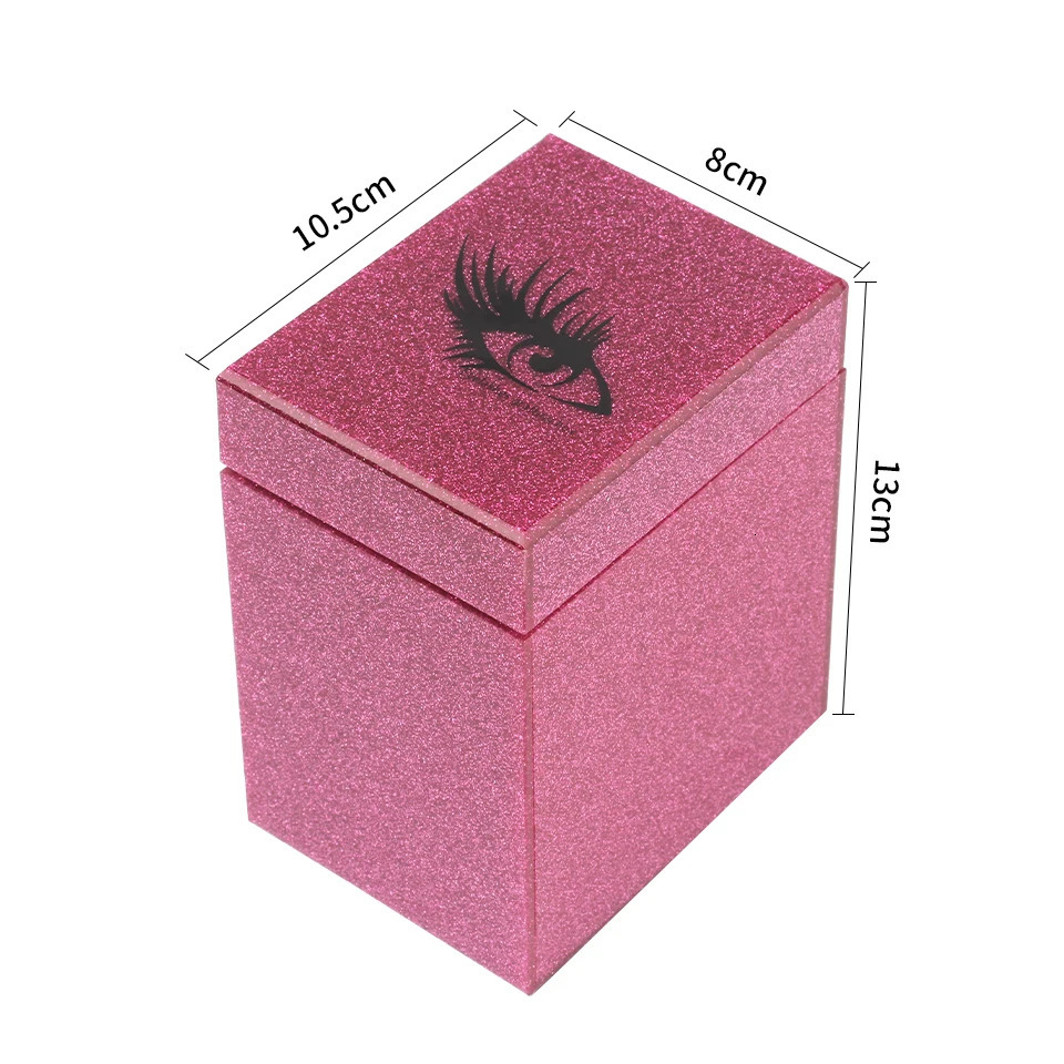 5 Layers Eyelash Storage Box 4 Colors Makeup Organizer Eyelash Pallet Lashes Holder Acrylic Display Stand Grafting Eyelash Tools 240407