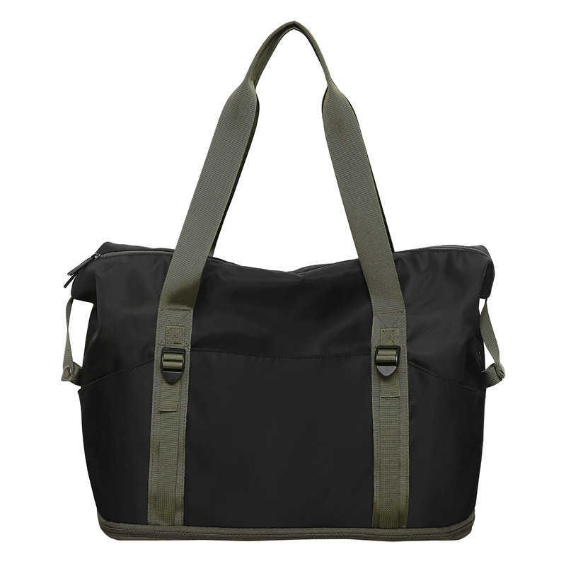 Korean version travel bag, women's short distance hand-held large capacity travel bag, fitness bag, lightweight waterproof storage luggage bag fo