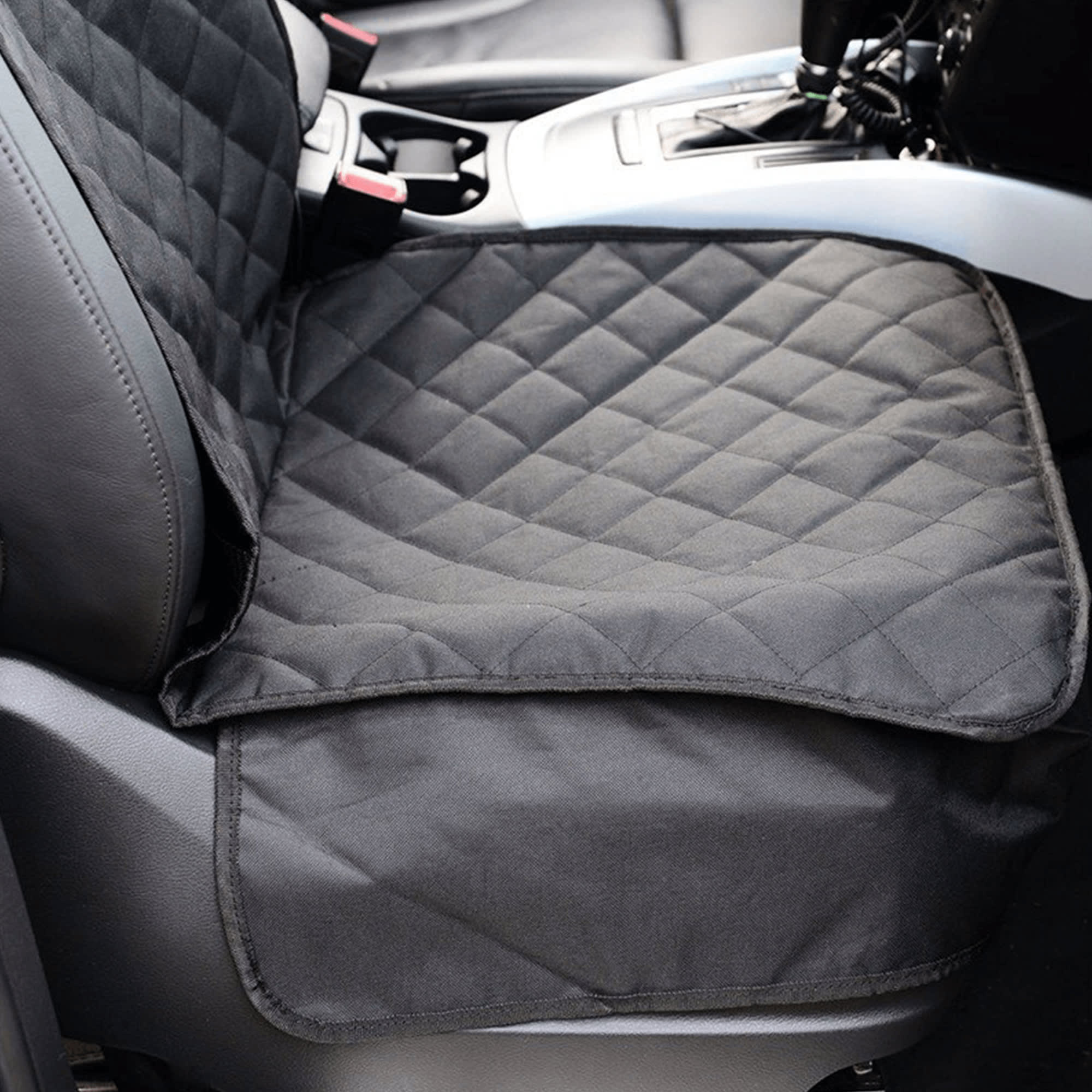 Stain-resistant Heavy Duty Black PupProtector by Paw Brands: Ideal Dog Car Mat