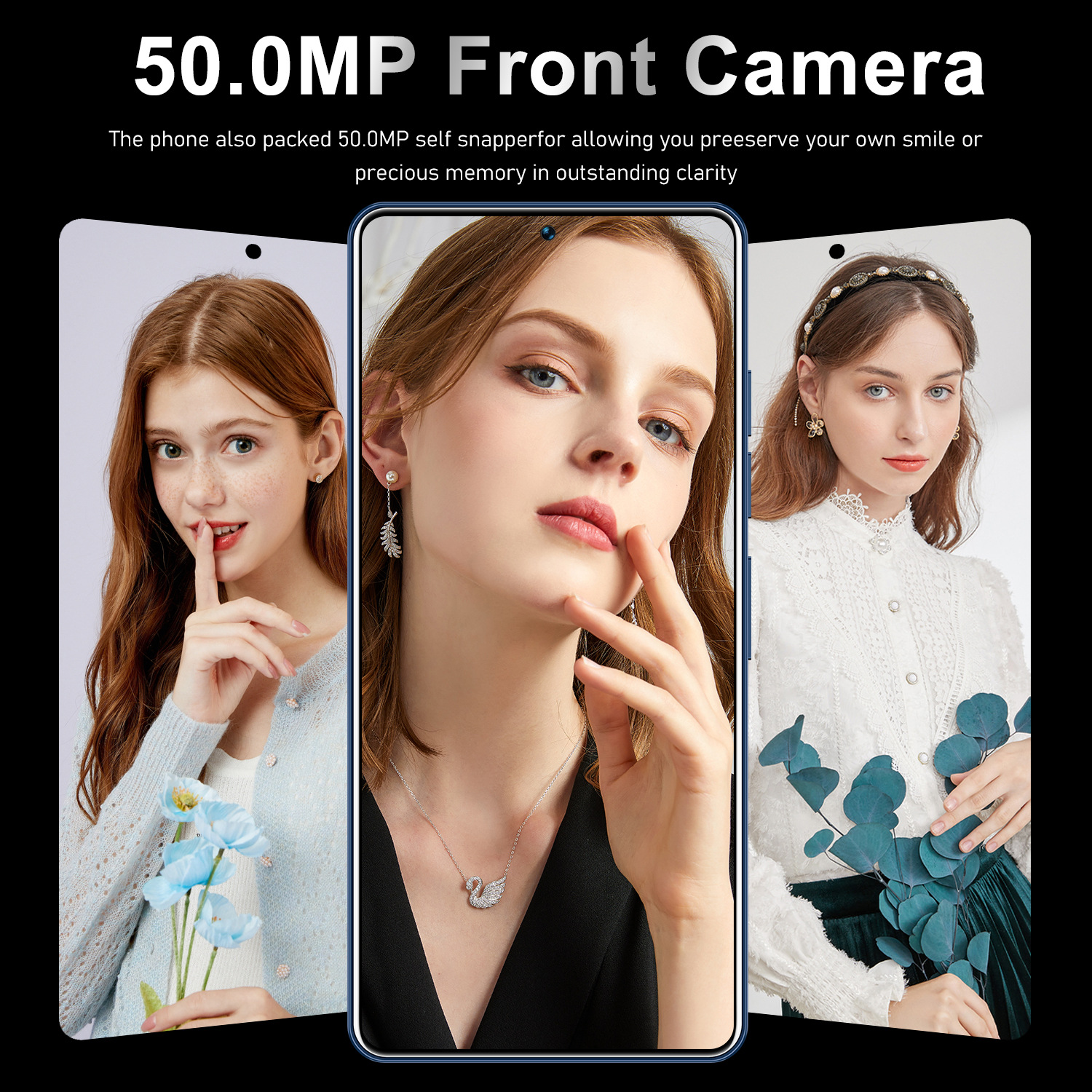 GT10 Pro Smartphones 7.3-inch HD Screen Android 13 Phone,Snapdragon 8 Gen 2 CPU,16GB+1TB Android Phone,50MP+108MP Camera Pixels, 6800mAh Battery 5G Du
