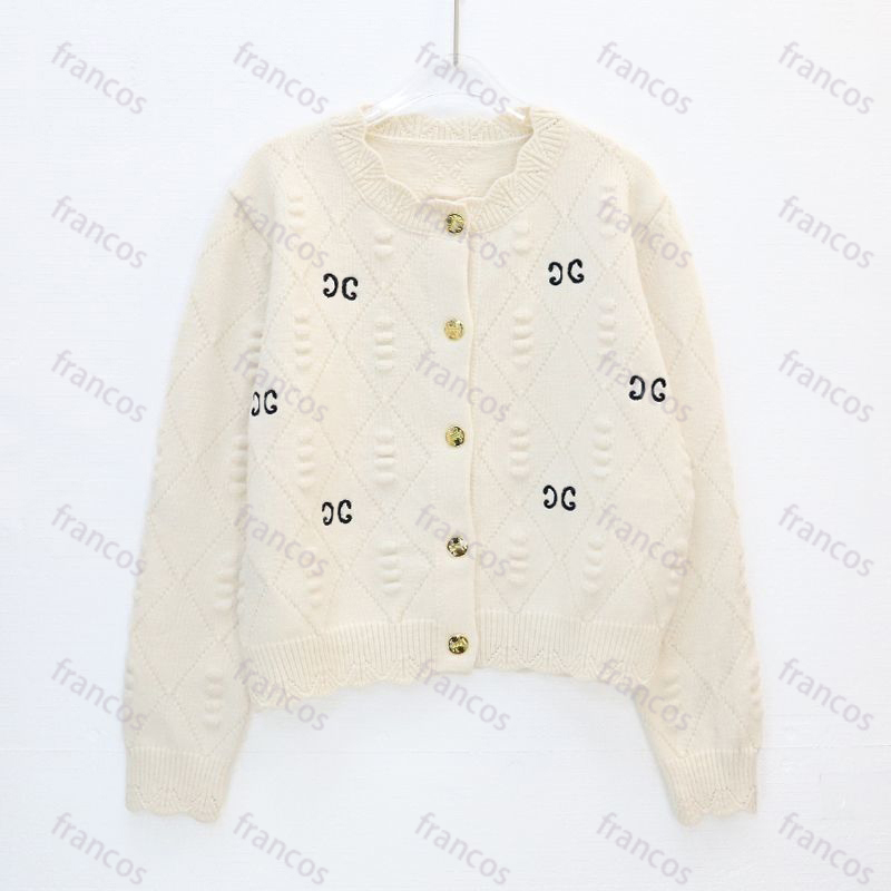 Designer Sweater Women Embroidery Print Sweaters Jumper Knitted Luxury Autumn Winter Cardigan Classic Knitwear Warm Clothes Mens Design Pullover CYD2411201F12