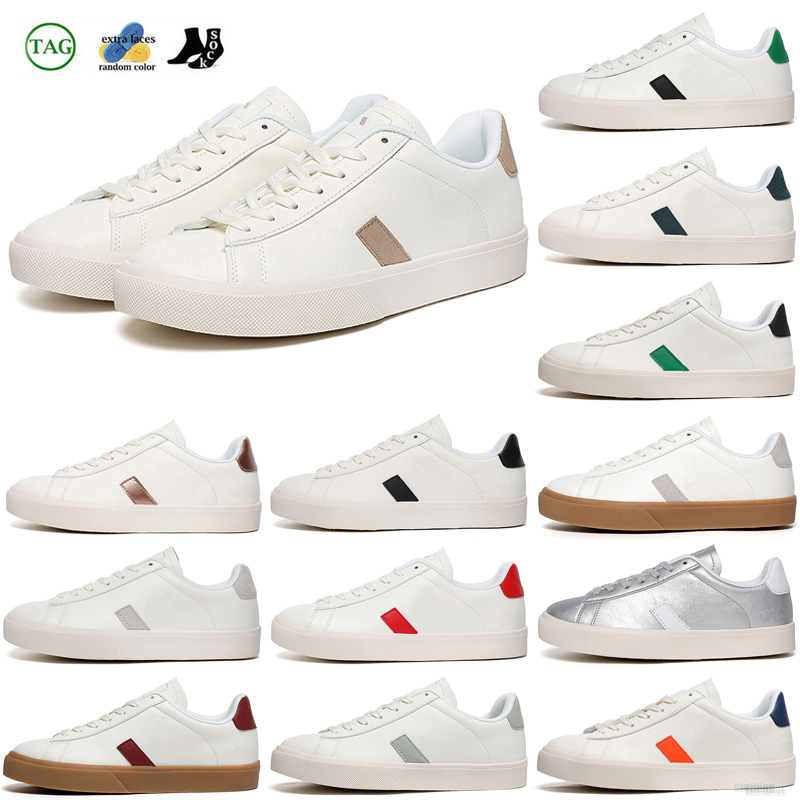 2024 Designer Shoes flat sneakers womens Campo Sneaker trainer paris V10 Low Chromefree men women platform shoe Leather White Nacre luxury mens Casual trainers