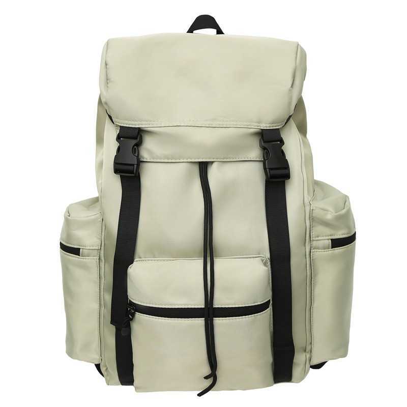 Korean version men's trendy backpack high school student backpack women's outdoor leisure large capacity travel backpack 241120