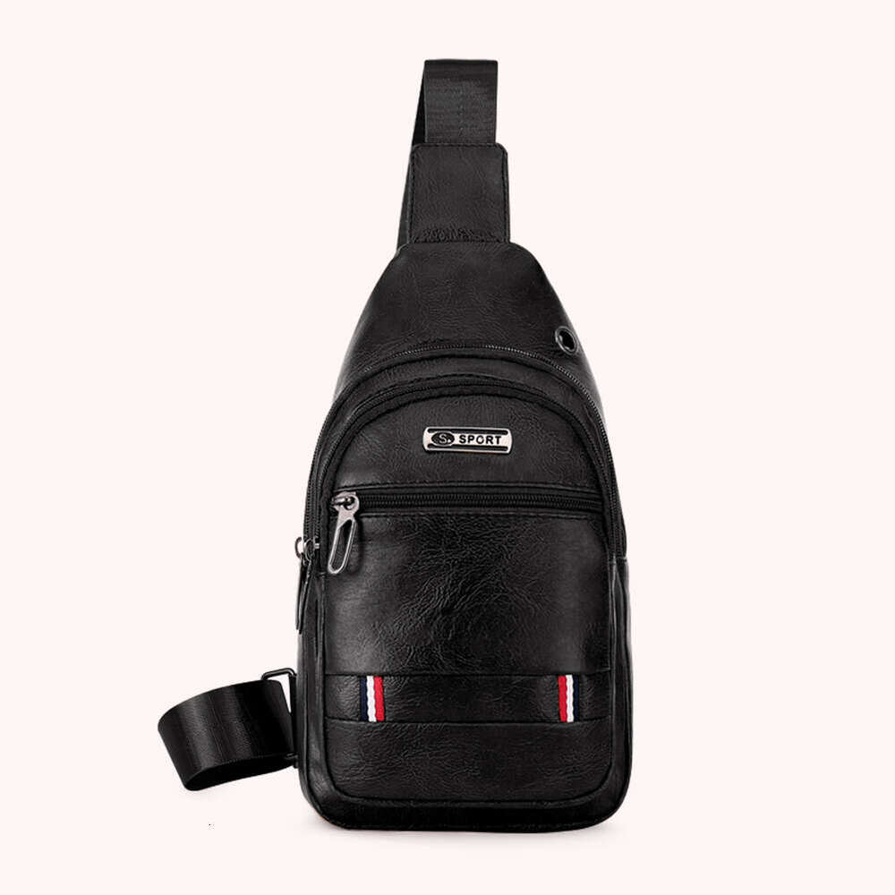 Fashion PU Leather Chest Pack Shoulder Anti-theft Waist Bag Fanny Money Travel Purse Phone Pouch Pocket
