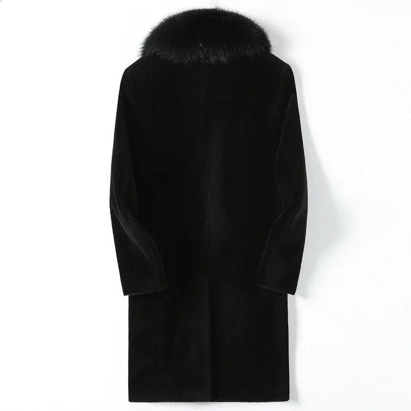 Genuine Leather Fur Coats For Men: Stylish And Warm Winter Jackets In Black