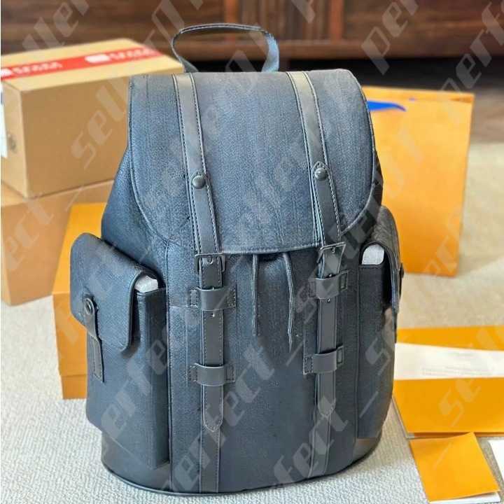 hot High Quality Designer Backpack Womens and mens Travel backpack classic printed coated canvas parquet leather backpack.