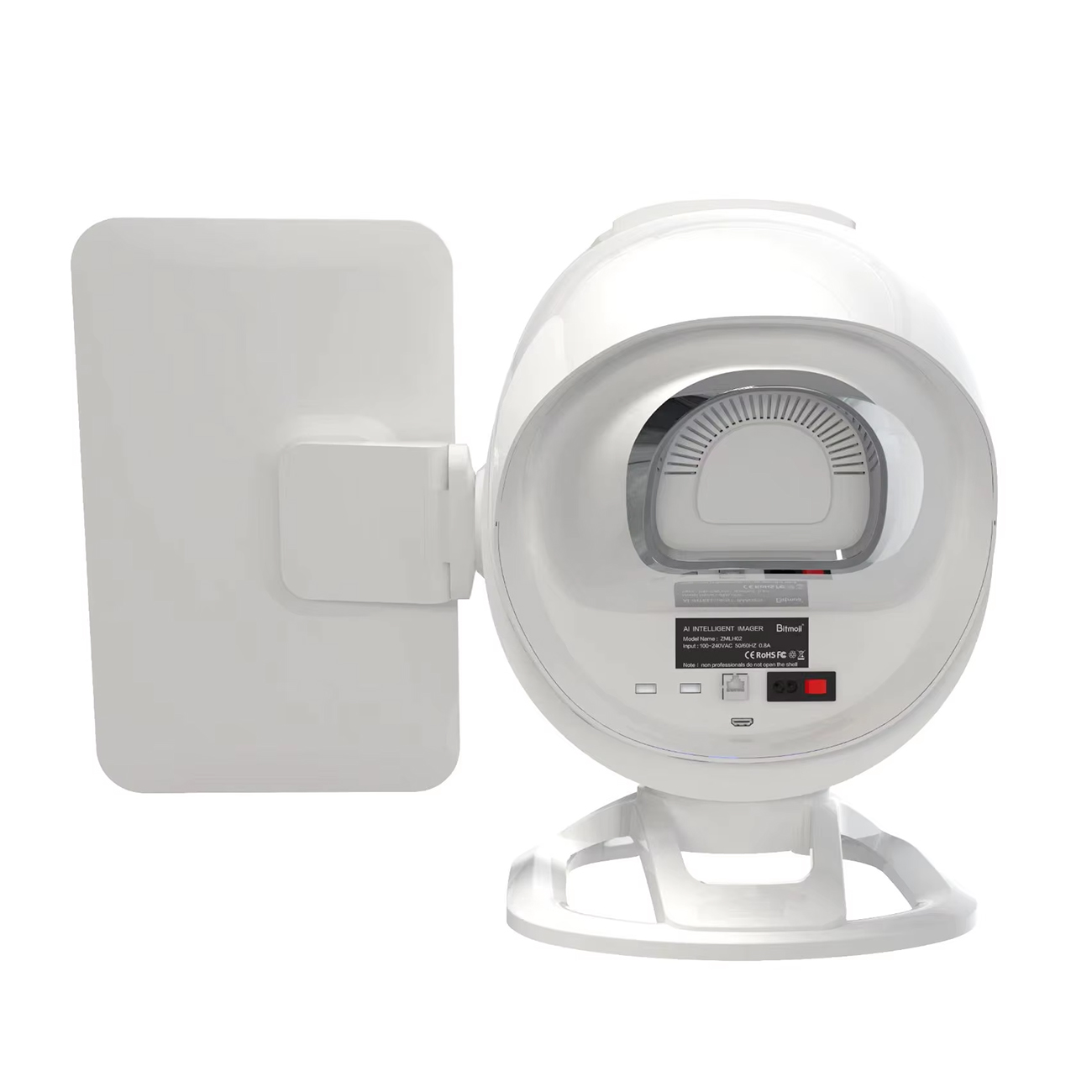 Professional 2 In 1 AI 3D Imaging Skin Analysis Health Problem Detection Wrinkle Acne Crinkle Pore Moisture Testing 36 Million Pixels Skin Detection M