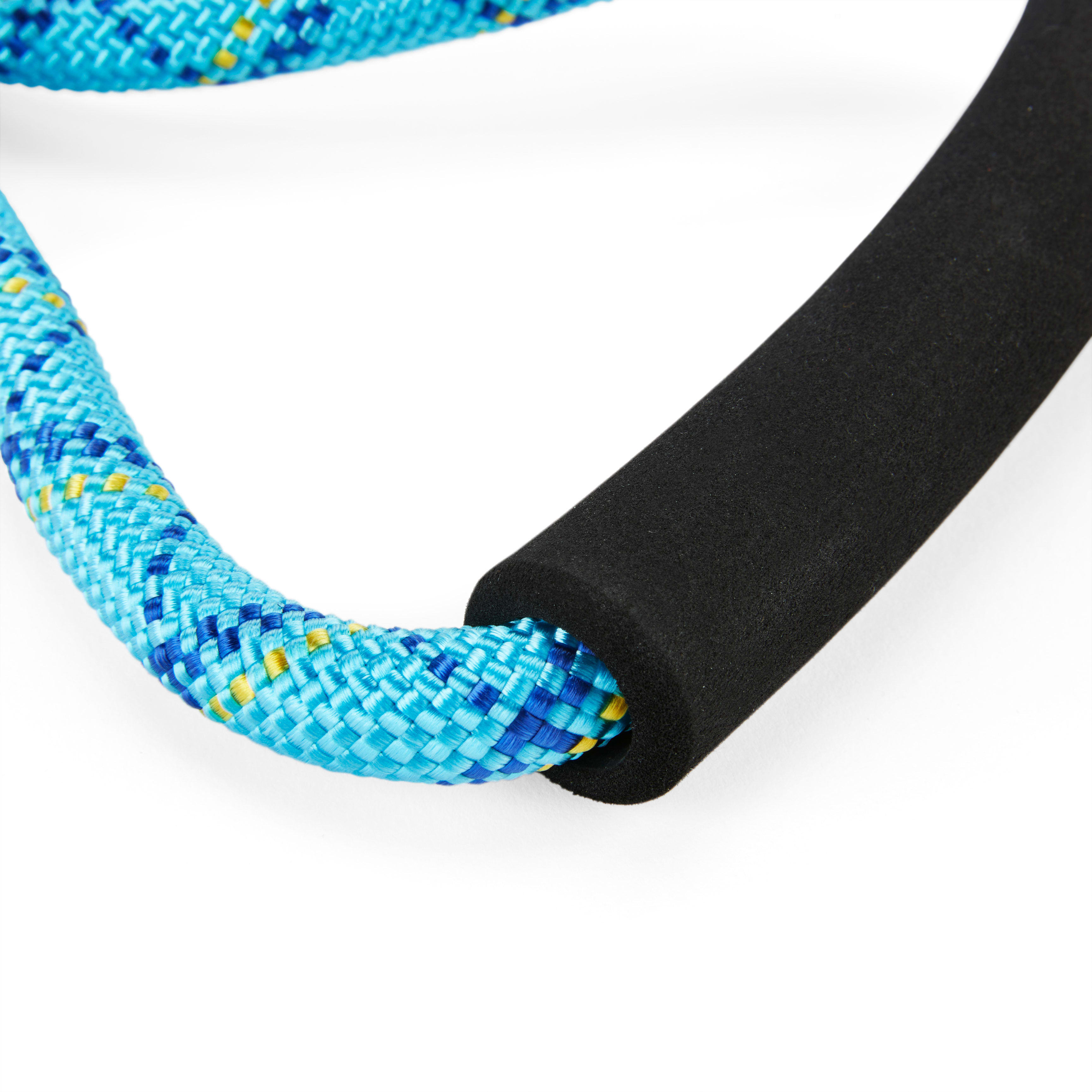 YOULY The Trailblazer Turquoise & Navy Rope Dog Leash, 6 ft.