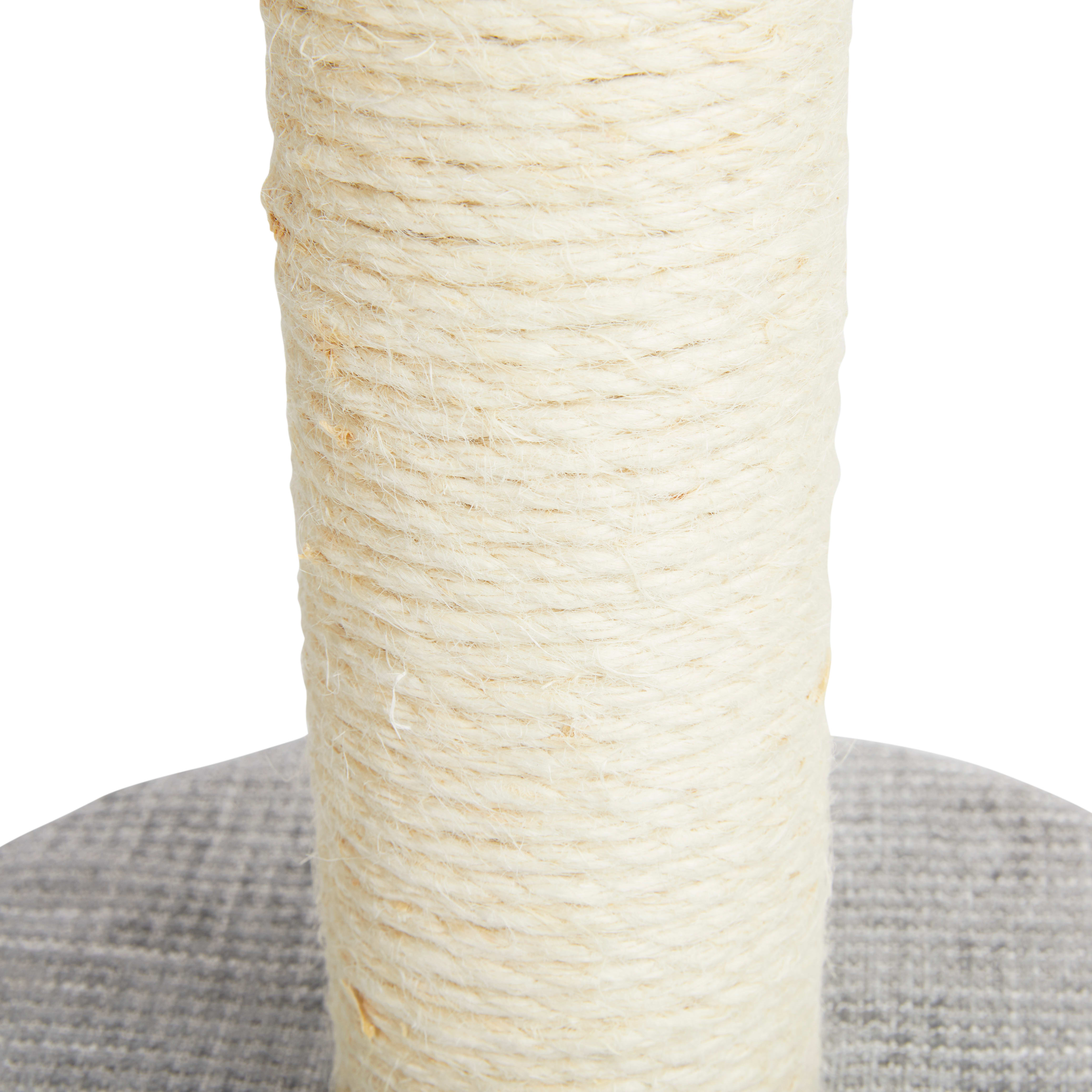 EveryYay Sisal Cat Scratching Post, Grey, 18.75 H