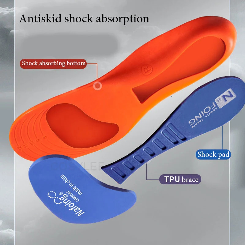 Ortic Insole Arch Support Flatfoot Running Insoles for Shoes Sole Orthopedic For Feet Ease Pressure 240419