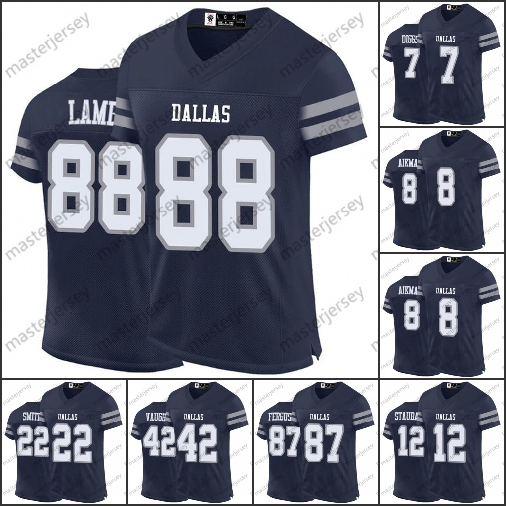 88 Lamb Parsons Prescott Diggs Aubrey 2024 Football Jerseys Ferguson Rush Staubach Custom All Stitched Name and Number