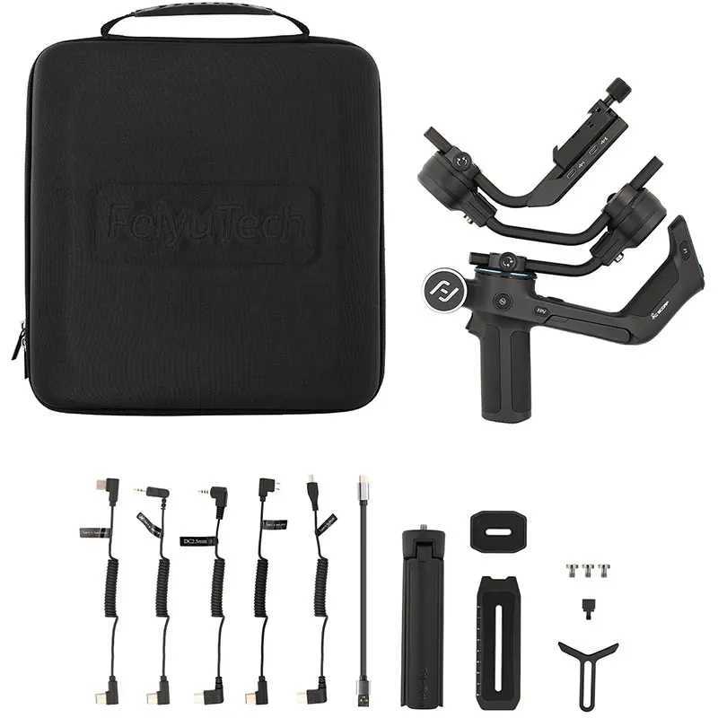 Stabilizers FeiyuTech SCORP-1 3-axis handheld gimbal stabilizer handle for DSLR cameras simplified version of screen display z250516