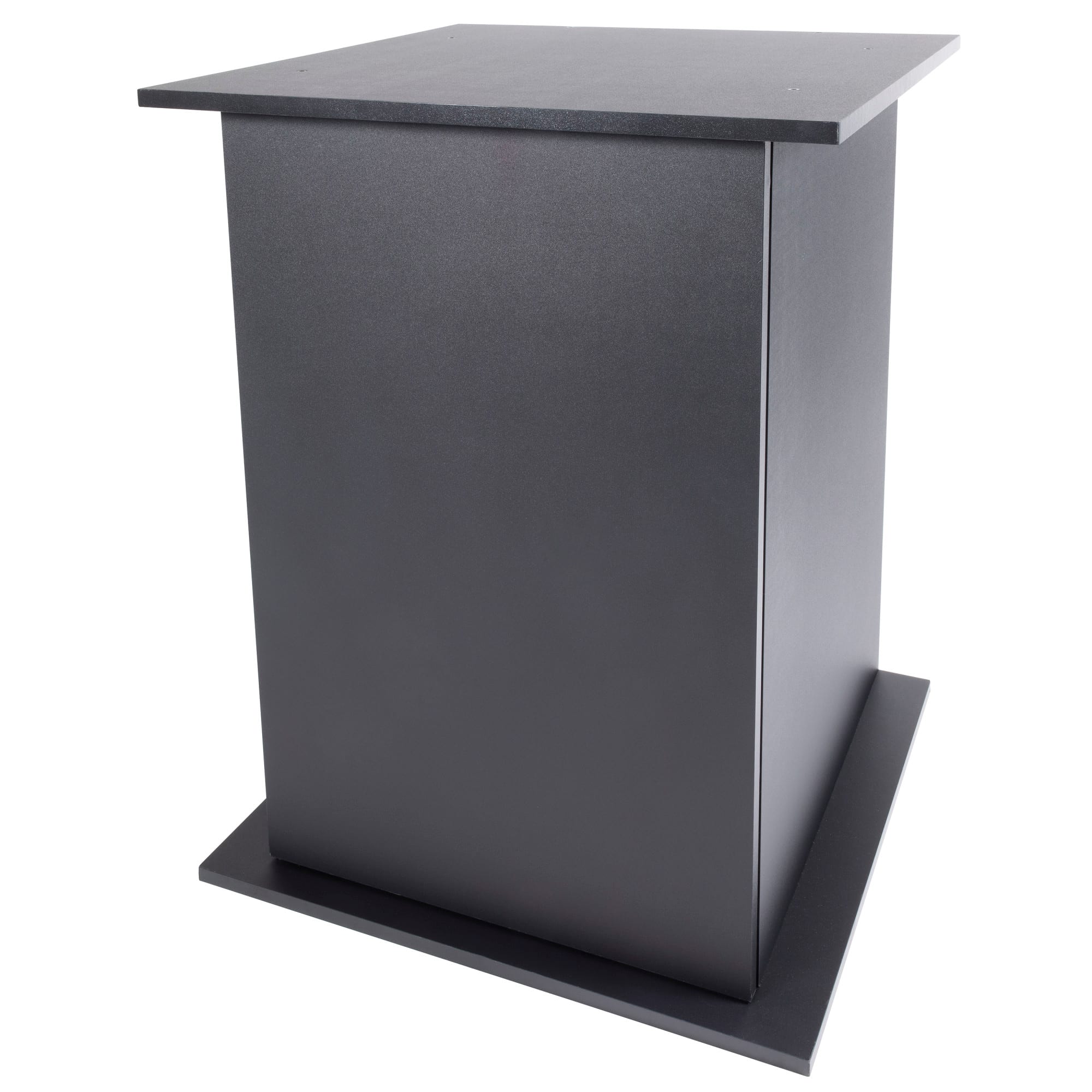 Aqueon Black Pedestal Aquarium Stand, 24"L X 24" W