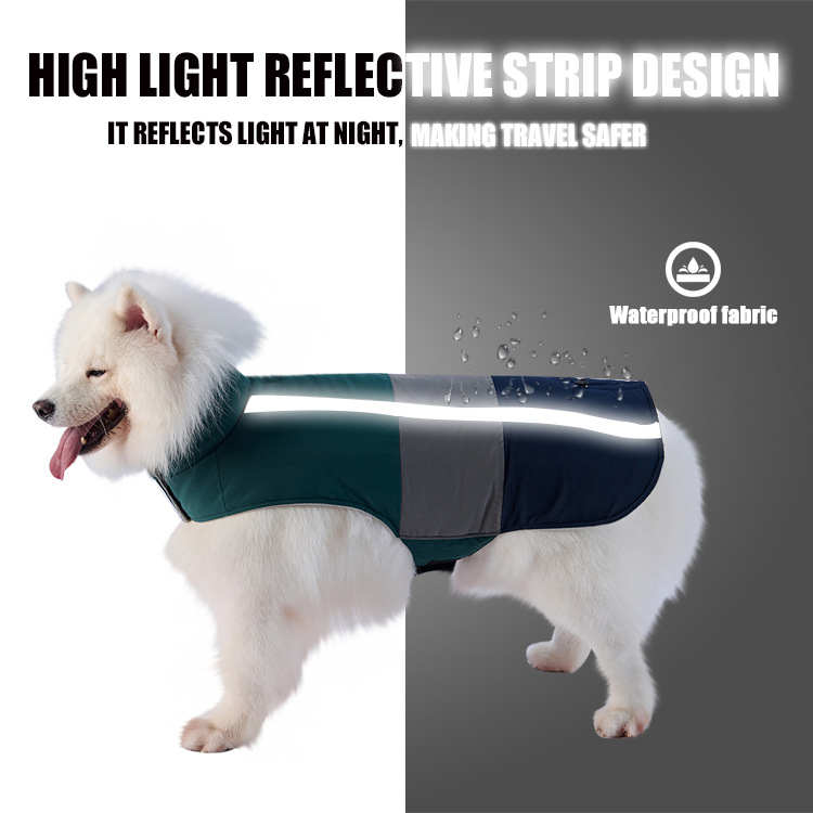 Dog Apparel Dog Winter Coat ,Winter Dog Jacket with cotton Dog Cold Weather Coat,Oxford Canvas Waterproof Windproof Dog Clothes